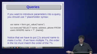Lecture 20 Using SQLite from Python