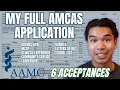 AMCAS Application Review My Accepted Medical School Application