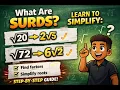 Surds Made Easy How to Simplify 20 and 72 Step-by-Step