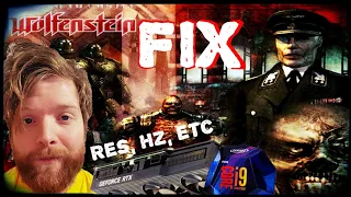 Return To Castle Wolfenstein - Unlock HZ Res Quality Fix