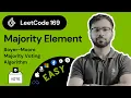 LeetCode 169 Majority Element Boyer-Moore Majority Voting Algorithm