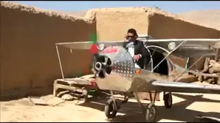 جوان افغان در سمنگان موفق به ساخت طیاره شد 