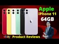 Apple iPhone 11 64GB Factory Unlocked 4G LTE Smartphone - Very Good