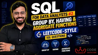 The SQL Skills Every Analyst Needs GROUP BY HAVING Aggregates LIVE
