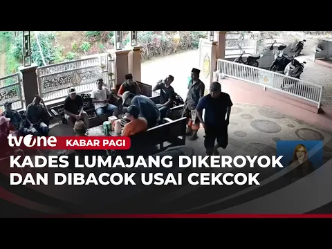 Detik-detik Kades di Lumajang Diserang Belasan Orang Bersajam
