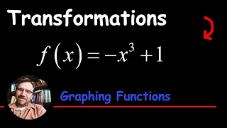 How to Graph a Cubic Function with a Reflection and a Translation Transformations