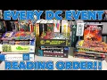 A comprehensive look at the reading order of EVERY DC Crossover Event