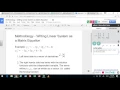 Writing a Linear System in Matrix form