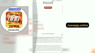 Juwa 777 Casino Online App Free Download for Android