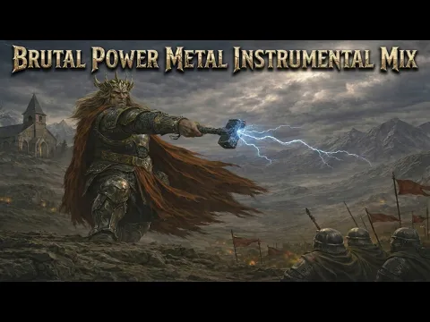 The Best Brutal Power Metal Instrumental Mix (1 Hour)
