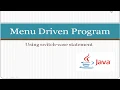 Volume of Shapes Menu Driven switch Statement Java ICSE