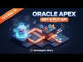 Oracle APEX Full Course 2026 - Tutorial 51 Create Consume GET