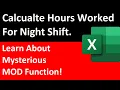 Formula to Calculate Hours Worked in Excel DAX Day or Night Shift Excel Magic Trick 1826
