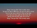 Kane Brown - Like I Love Country Music (Lyrics)
