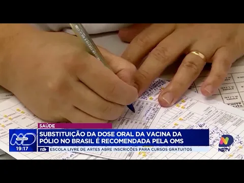 OMS recomenda substituição da vacina oral contra pólio por injetável no Brasil