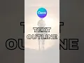 How to Outline Text in Canva Easy Text Border Stroke Effect Tutorial