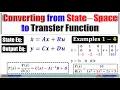 Converting from State Space to Transfer Function State Space Control Systems Kyrillos Refaat
