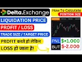 Crypto Position Size Calculator - Levarage Trade Size Target Price Liquidation