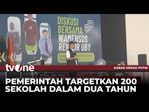 Pemerintah Secara Bertahap akan Membangun Sekolah Rakyat
