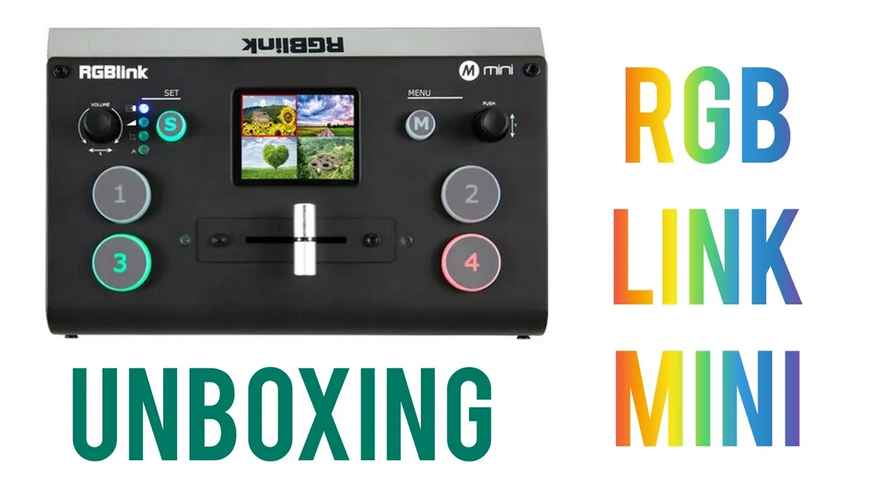 UNBOXING RGB LINK MINI ( LIVE STREAMING DEVICE FOR YOUTUBE AND FACEBOOK)