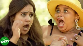 كانت ترتدي نفس الحذاء الذي كانت ترتديه | Just For Laughs Gags بالعربية
