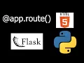 How to Use HTML with Flask in Python Render Template