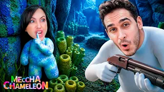 El mejor escondite en MECCHA CHAMELEON 😱😂 Sandra Cires Play
