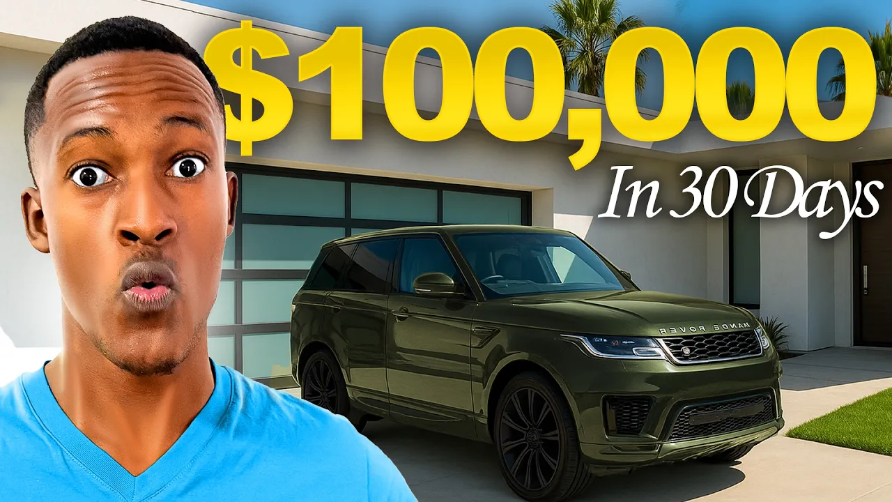 I MADE $100,000 IN JUST 30 DAYS