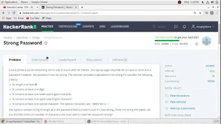 Strong Password Hacker Rank Solution in C Programming