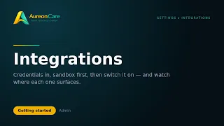 AureonCare Connect Surescripts Labcorp Optum and Stripe