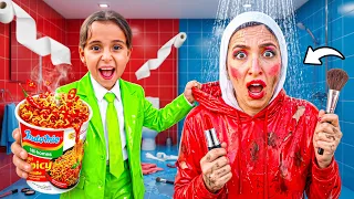 مكة أتحكمت فى سلمى لمدة    ساعة   اكلت اندومى حار    صارت تبكى  النهاية صادمة     دندنها