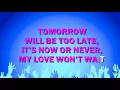 It's Now Or Never - Elvis Presley (Karaoke Version)