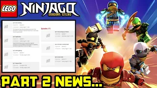 Download PART 2 Release Date \u0026 Episode Titles Surface, BUT IS IT REAL Ninjago Dragons Rising Season 2 News! MP3