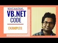 VB NET CUSTOM EXCEPTION HANDLING DEMO