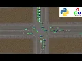 Using Python to track vehicle speed across a traffic light intersection in Cities Skylines