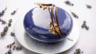 Mirror Glazed Blueberry Mango Mousse Cake Recipe Shiny Mirror Glaze Cake 