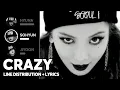 Download Lagu 4MINUTE - Crazy (Line Distribution + Lyrics Color Coded) PATREON REQUESTED