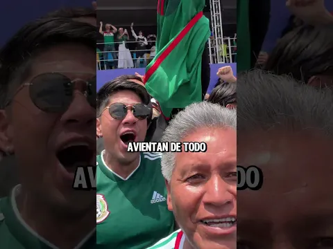 México vs Sudáfrica desde el FAN FEST
