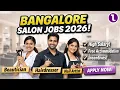 Bangalore Salon Jobs Beautician Hairdresser Nail Artist Jobs Letsryl Salon Jobs App