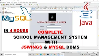 Complete School Management System integrated with MYSQL JSWINGS using NETBEANS 8 2