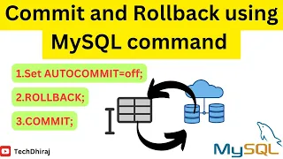 MySQL AUTOCOMMIT ROLLBACK COMMIT