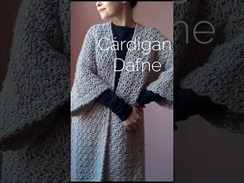 ¡Teje un cárdigan SÚPER FÁCIL y SÚPER LINDO!!
