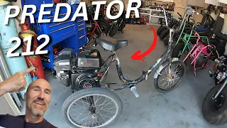 Is a Predator 212 fast on a three-wheel bicycle Tricycle