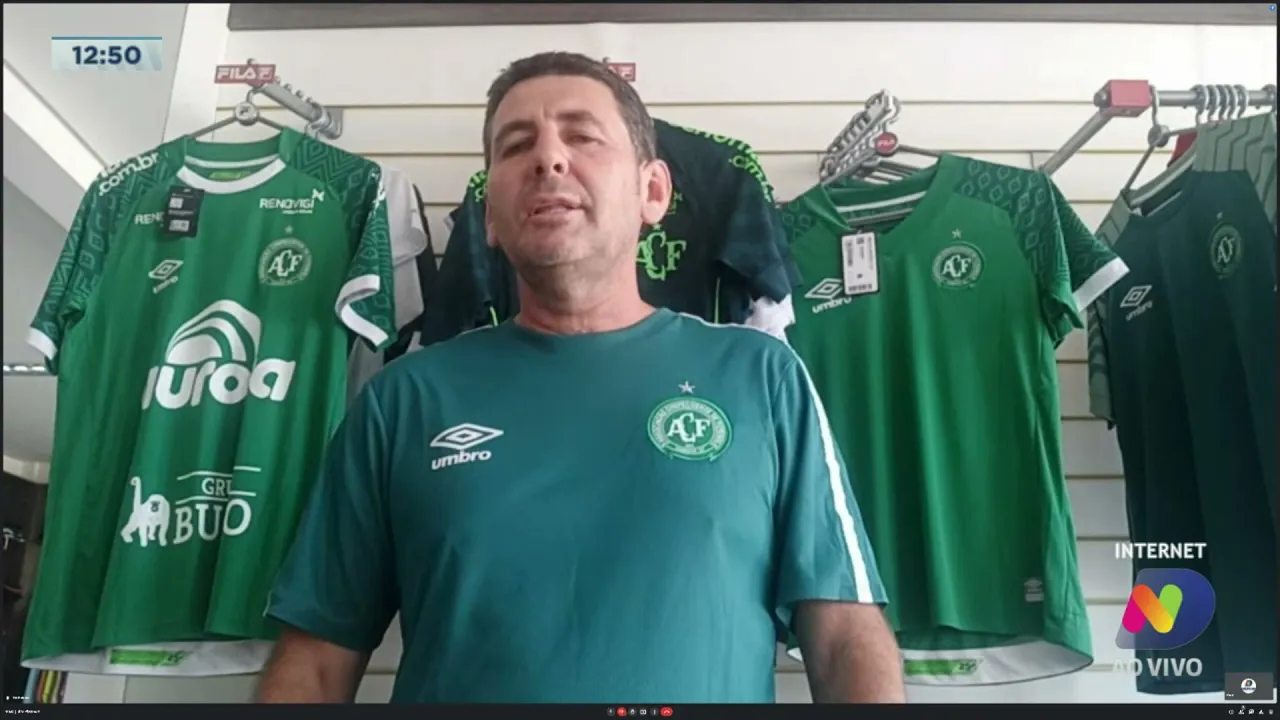 Esporte: Nei Maidana, único candidato a presidente nas eleições da Chape, dá entrevista ao BG