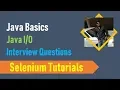 25C Java Basics for Selenium - File Operations