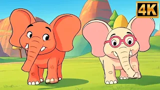 एक मोटा हाथी, Ek Mota Hathi, Main Tota + More Hindi Kids Song