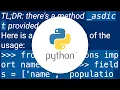 Convert a namedtuple into a dictionary