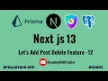 Full Stack Web Development with Next js 13 TypeScript Prisma Next js Auth and Postgres