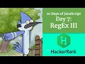 Day 7 Regular Expressions III - HACKERRANK