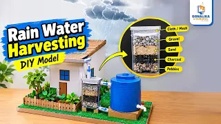How to Make a Working Rainwater Harvesting Model at Home!